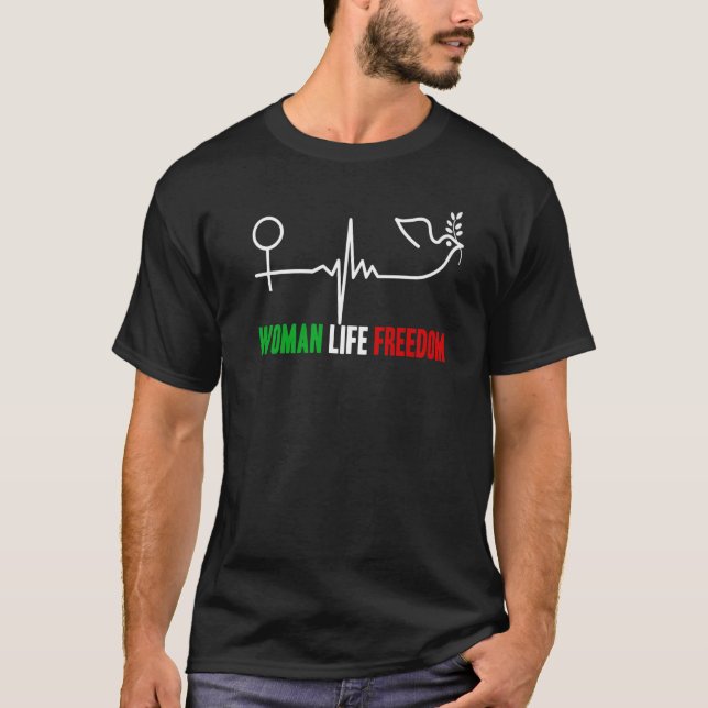 Woman Life Freedom Zan Zendegi Azadi Women Life Fr T-Shirt (Vorderseite)