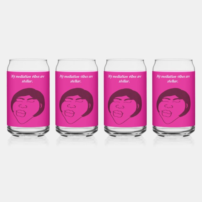 Woman of Color Meditation Dosenglas (Vorderseite)