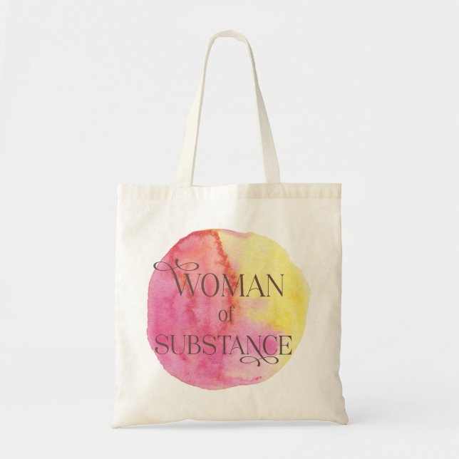 Woman of Substance Tote Bag Tragetasche (Vorne)