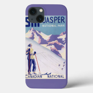 Woman Posing Open Slopes Poster Case-Mate iPhone Hülle