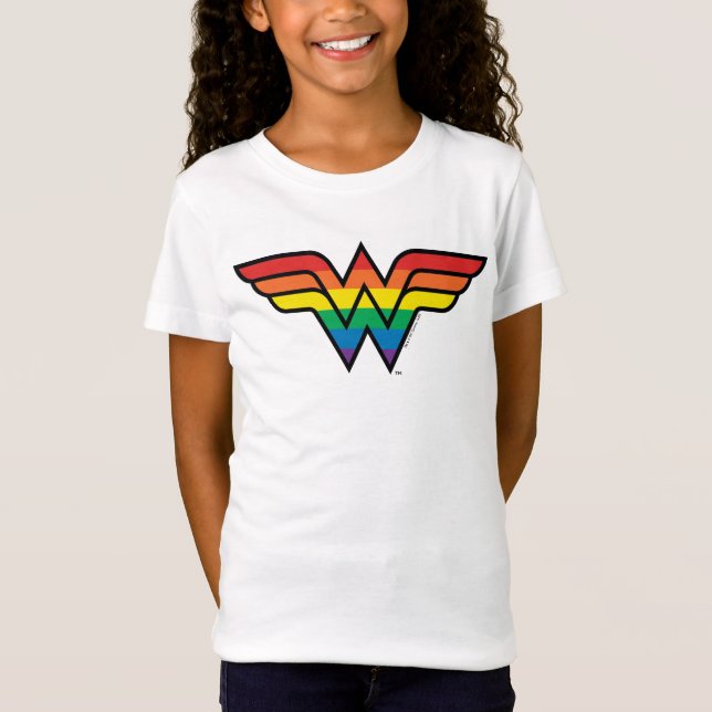 Woman Rainbow Logo T-Shirt (Vorderseite)