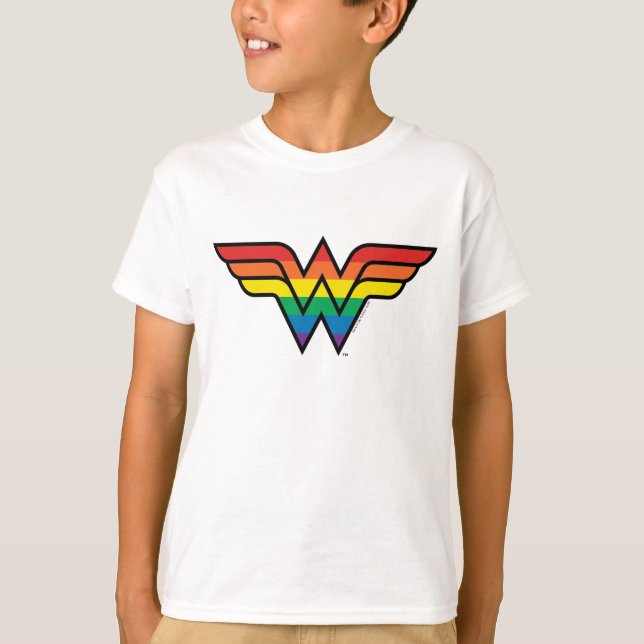 Woman Rainbow Logo T-Shirt (Vorderseite)