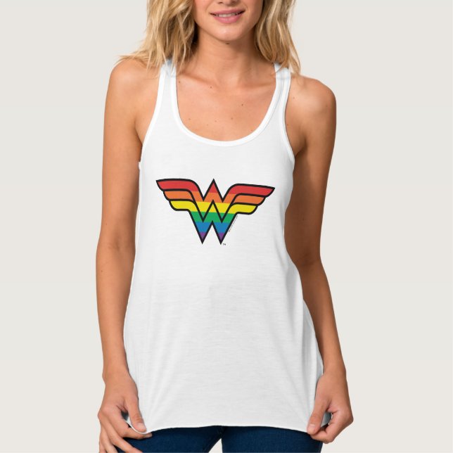 Woman Rainbow Logo Tank Top (Vorderseite)