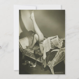 Woman Reading Magazine