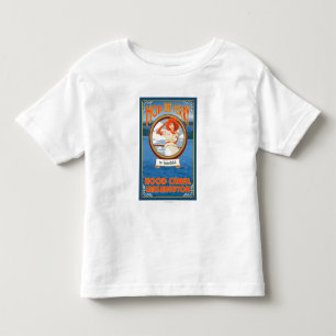 Woman Riding Ferry - Hood Canal, Washington Kleinkind T-shirt
