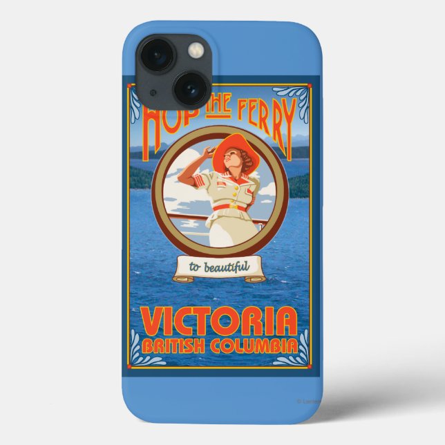 Woman Riding Ferry - Victoria, BC Kanada Case-Mate iPhone Hülle (Rückseite)