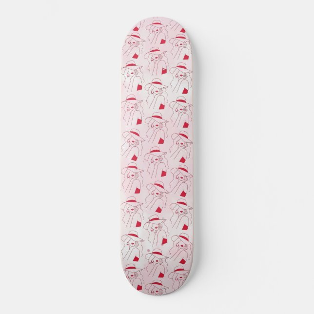 Woman Skateboard (Vorderseite)