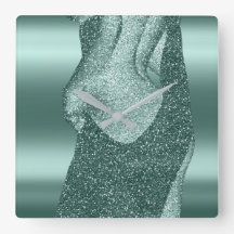 Woman Venus Body Study Aquatic Green Shadows