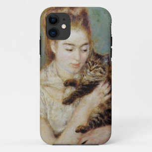 <Woman with a Cat> durch Pierre-Auguste Renoir Case-Mate iPhone Hülle
