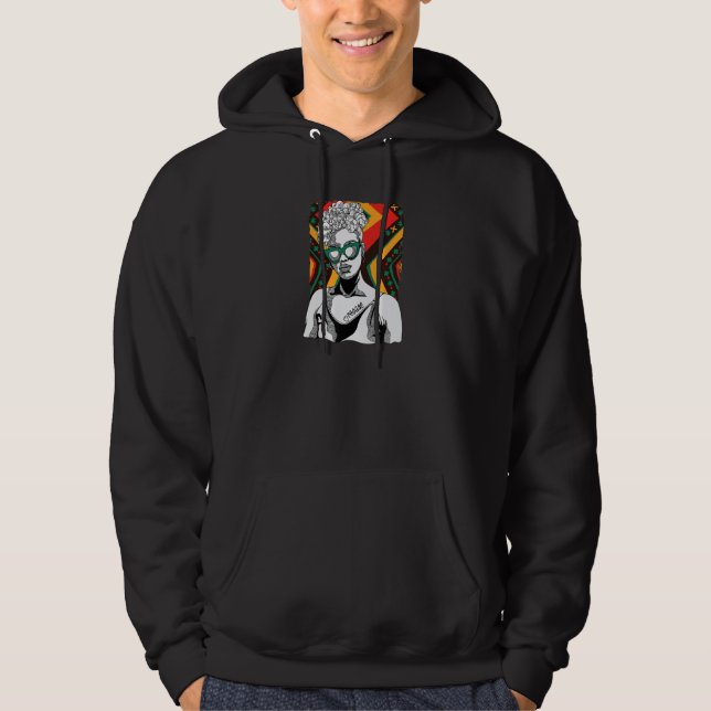 Woman with Reggae tattoo Hoodie (Vorderseite)