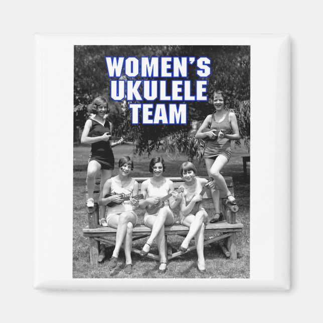 Woman's Uke Team Magnet (Vorne)