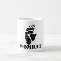 Wombat Abdruck