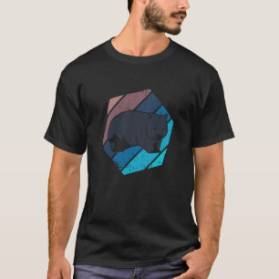 Wombat Artsy Style Rodent Animal Wildlife Nature T-Shirt
