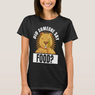 Wombat braucht Nahrung Zitat Süßes Nagetier Tier T-Shirt
