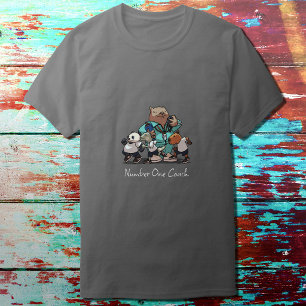 Wombat Danke Trainer-Geschenk Sport-Trainer Kunstw T-Shirt