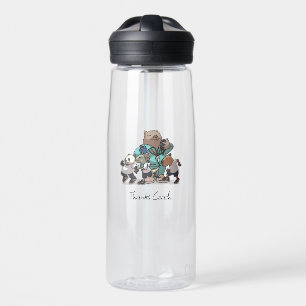 Wombat Danke Trainer-Geschenk Sport-Trainer Kunstw Trinkflasche