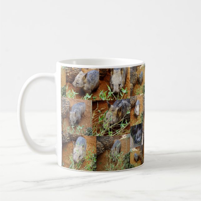 Wombat-FotoCollage, Kaffeetasse (Links)
