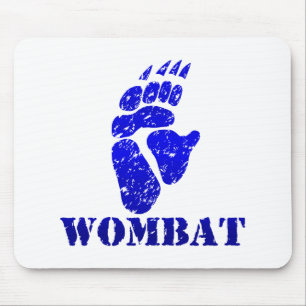 Wombat Fußabdruck III Mousepad