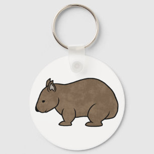 Wombat Graphic Schlüsselanhänger