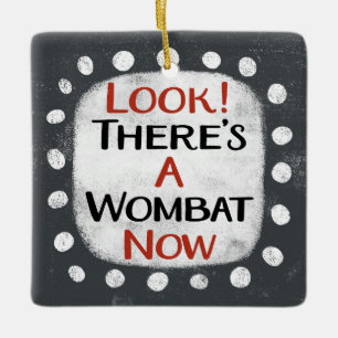 Wombat jetzt Ornament