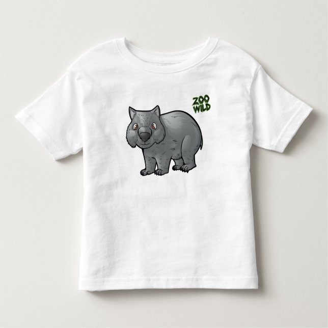 Wombat Kleinkind T-shirt (Vorderseite)