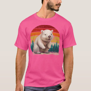 Wombat Lover Distressed Wombat T-Shirt