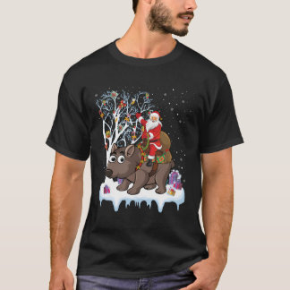 Wombat Lover Xmas Weihnachtsfeier T-Shirt