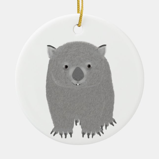 Wombat Ornament (Vorne)