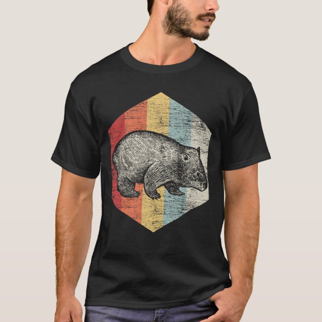 Wombat Polygon T-Shirt (Vorderseite)