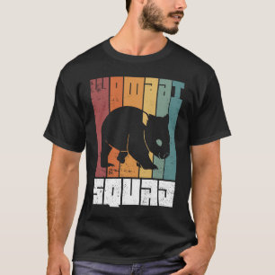 Wombat-Truppe Süße australische Tierwelt Nagetier T-Shirt