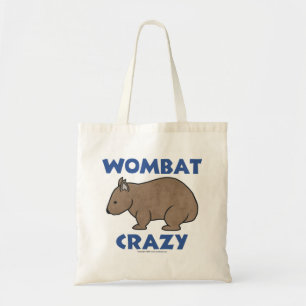 Wombat verrücktes II Tragetasche