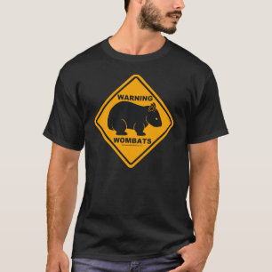 Wombat Warnzeichen T-Shirt