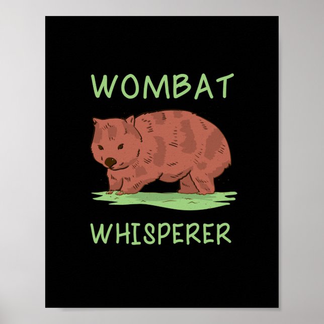 Wombat Whisperer Poster (Vorne)
