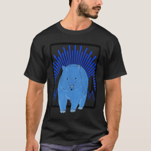 Wombat-Wildtier-Natur-Abenteuer Süßes Nagetier T-Shirt