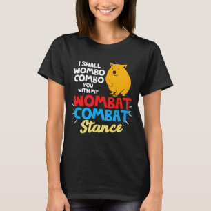 Wombat Wombo Combo Wombat Combat Stange Australien T-Shirt