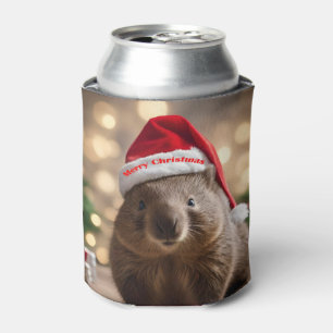"Wombat Wonderland: Ein gemütlicher Weihnachtsaben Dosenkühler