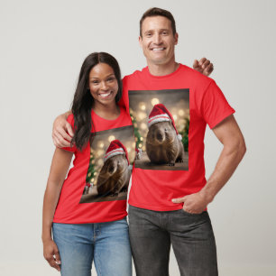 "Wombat Wonderland: Ein gemütlicher Weihnachtsaben T-Shirt