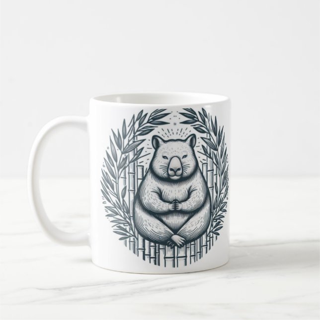 Wombat Wonderland Tasse" Kaffeetasse (Links)
