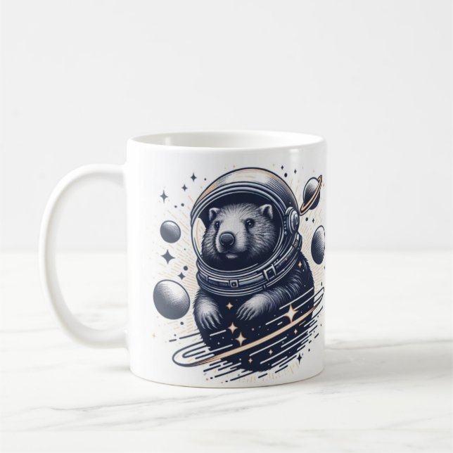 Wombat Wonderland Tasse" Kaffeetasse (Links)