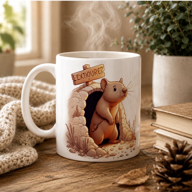 Wombat Wonderland Tasse" Kaffeetasse (Wombat Wonderland Mug” Coffee Mug)