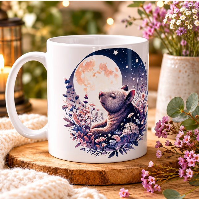 Wombat Wonderland Tasse" Kaffeetasse (Wombat Wonderland Mug” Coffee Mug)