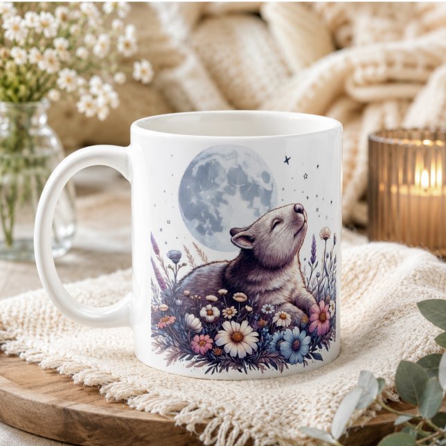 Wombat Wonderland Tasse" Kaffeetasse (Wombat Wonderland Mug” Coffee Mug)