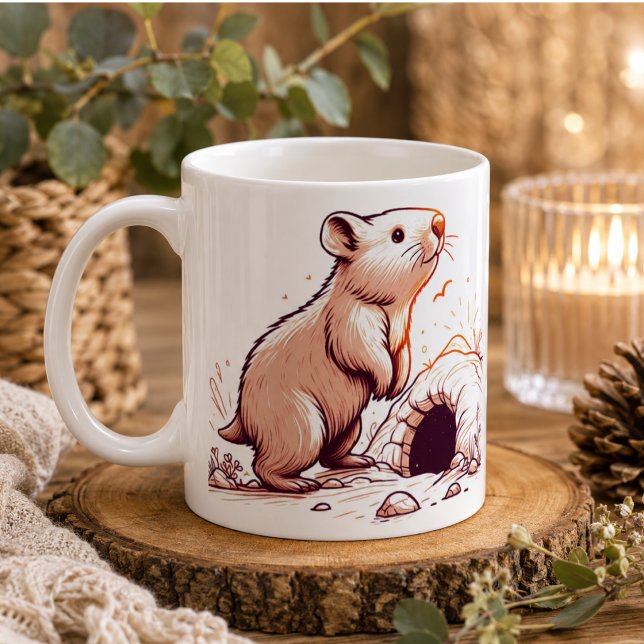 Wombat Wonderland Tasse" Kaffeetasse (Wombat Wonderland Mug” Coffee Mug)