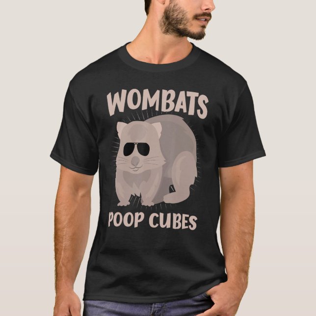 Wombats Kackte Kuba für eine Frau T-Shirt (Vorderseite)