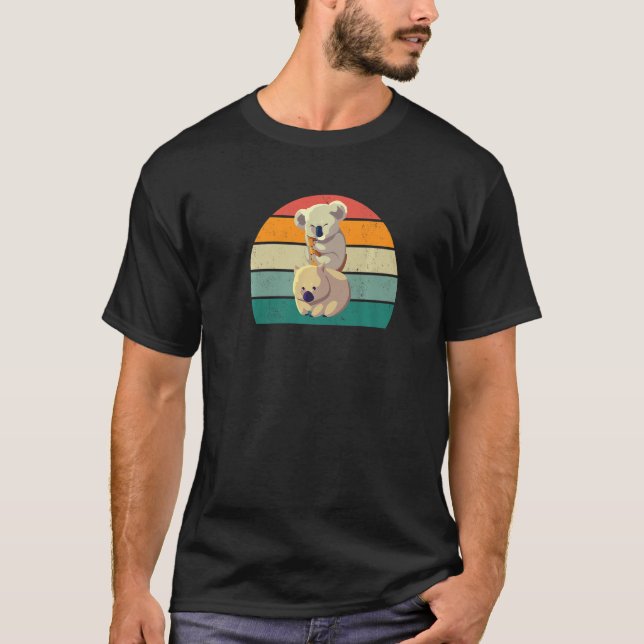 Wombats marsupalis australia oceania Tierkampf T-Shirt (Vorderseite)