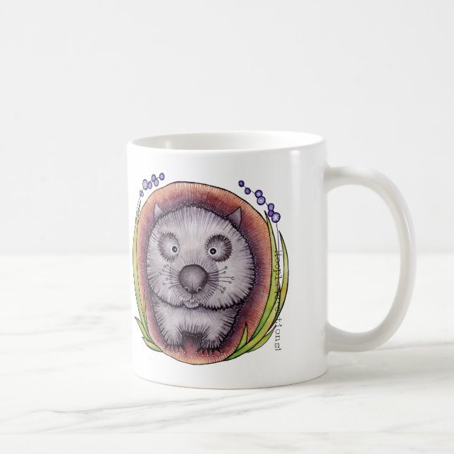 "Wombie" die wombat Tasse (Rechts)
