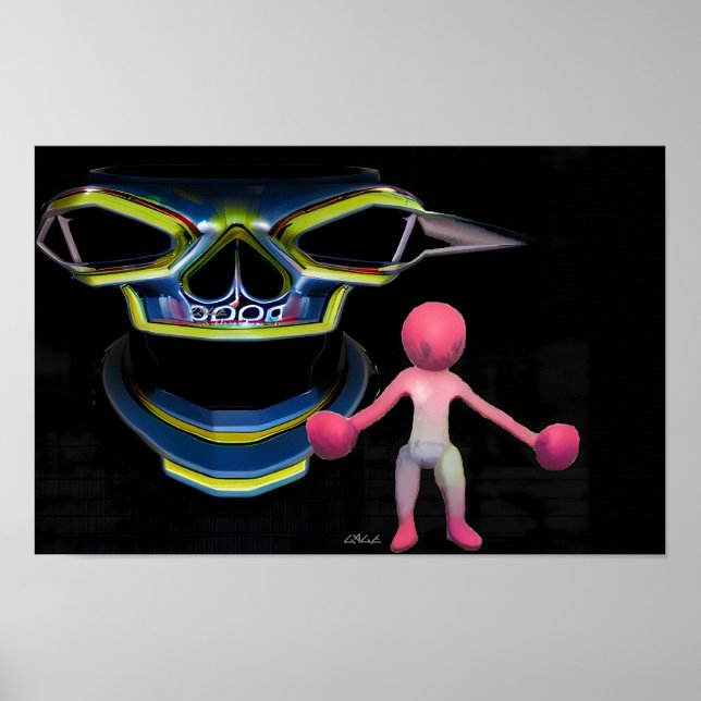 Wombo am Rande des Untergangs Ken Gage Poster (Vorne)