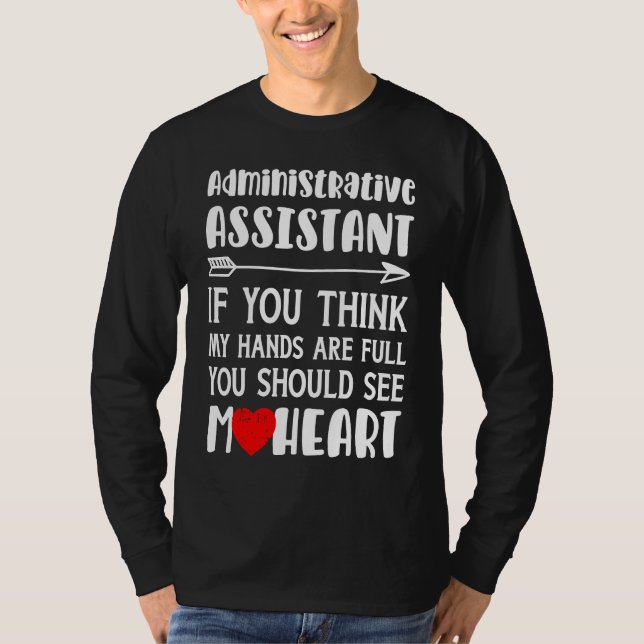 Women Administrative Assistant T-Shirt (Vorderseite)