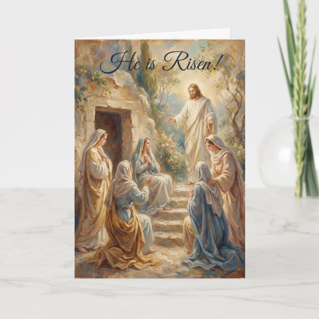 Women at the Garden Tomb Easter Card Karte (Vorderseite)