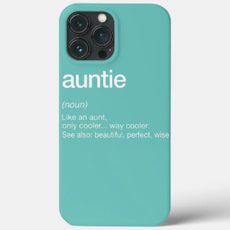 Women Auntie Definition Funny Aunt Mother's Day Case-Mate iPhone Hülle